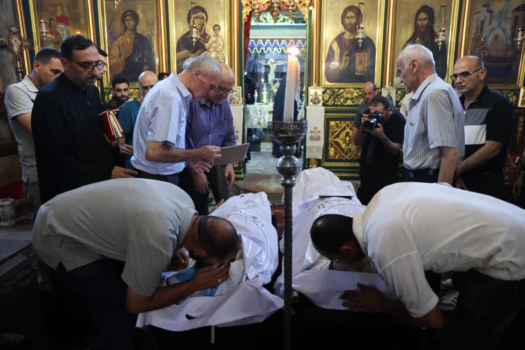 Israel strikes church in Gaza's Holy Family catholic Church.