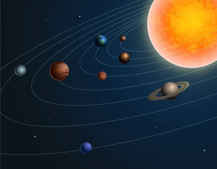Formation of the solar system witnessed by NASA astronauts in deep space
