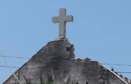 Israel strikes church in Gaza's Holy Family catholic Church.