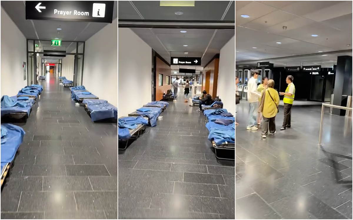 Zurich Airport Delay Strands Emirates Passengers Overnight.