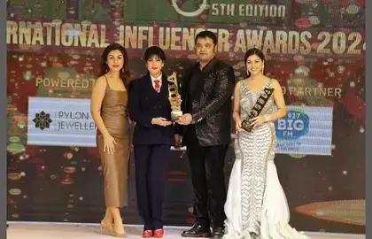 Indian influencers shine at UAE awards 2025