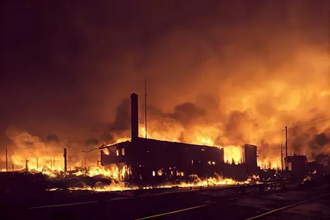 UAE Ras Al Khaimah factory fire