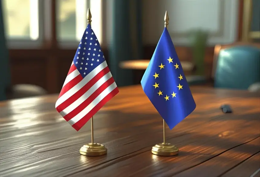 EU response to Trump tariffs leads to breakthrough trade agreement between US and EU leaders