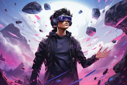 Metaverse applications showing AI, crypto, and gaming transforming digital life in 2025