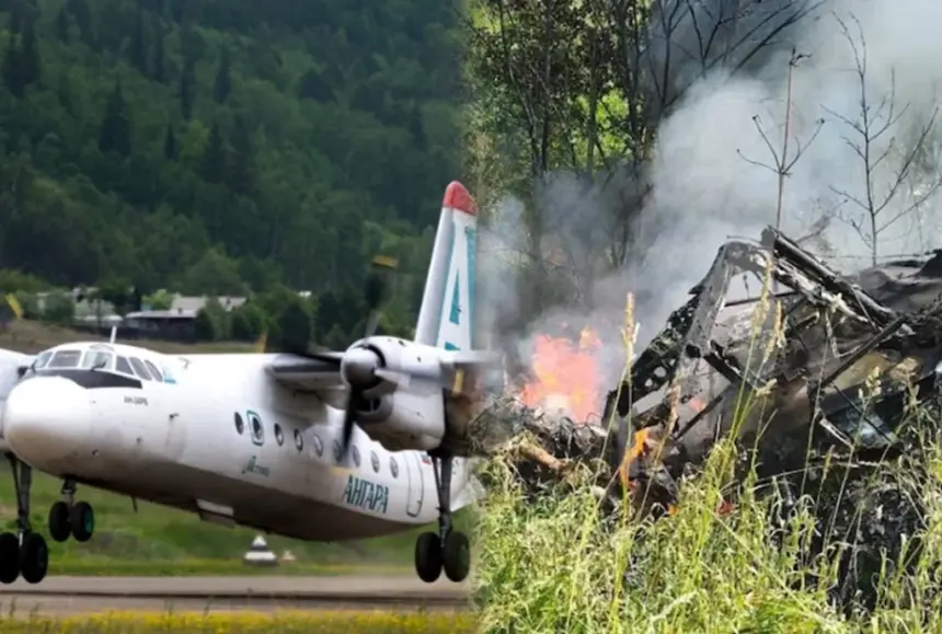 Russian passenger plane crashed