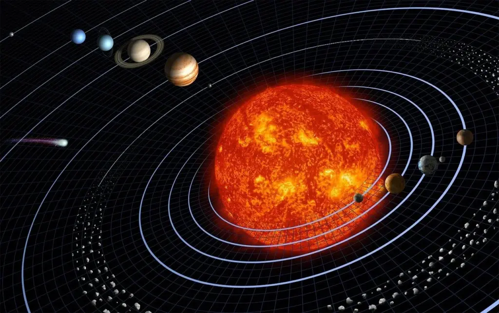 NASA astronauts witness the formation of the solar system and planet creation in space