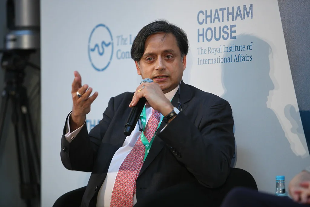 Shashi Tharoor Shah Rukh Khan share a witty moment in a lively online debate exchange