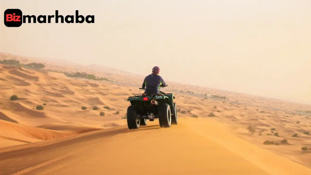 Desert safari Dubai timings guide with red dunes, desert camping Dubai, and tips on what to wear in Dubai desert safari.