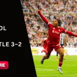 Newcastle vs Liverpool ends 3-2 as Rio Ngumoha scores a record-breaking late winner in a dramatic Premier League clash.