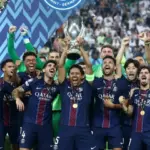 UEFA Super Cup 2025 winner PSG defeats Tottenham in dramatic final with peace message “Stop Killing Children” displayed on the pitch