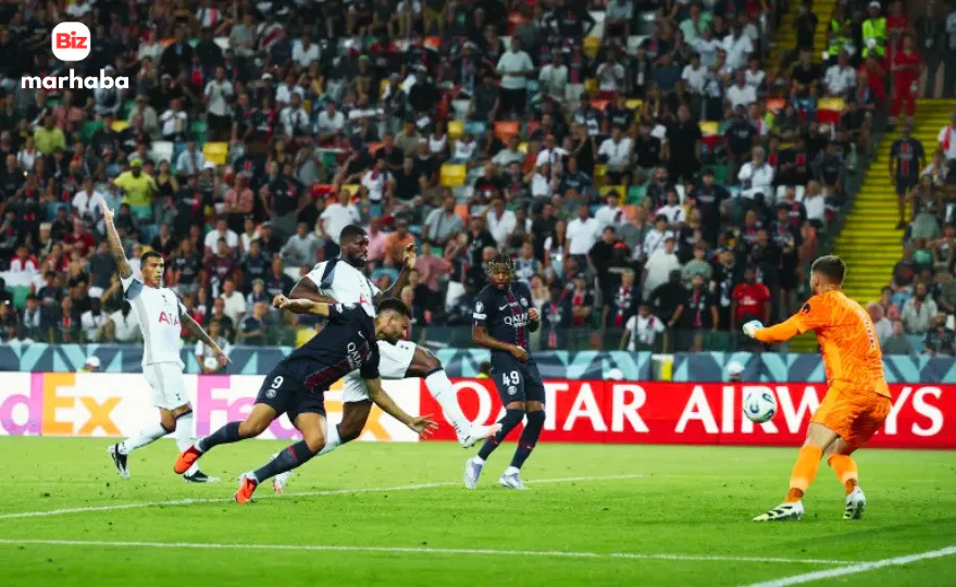 UEFA Super Cup 2025 winner PSG defeats Tottenham in dramatic final with peace message “Stop Killing Children” displayed on the pitch