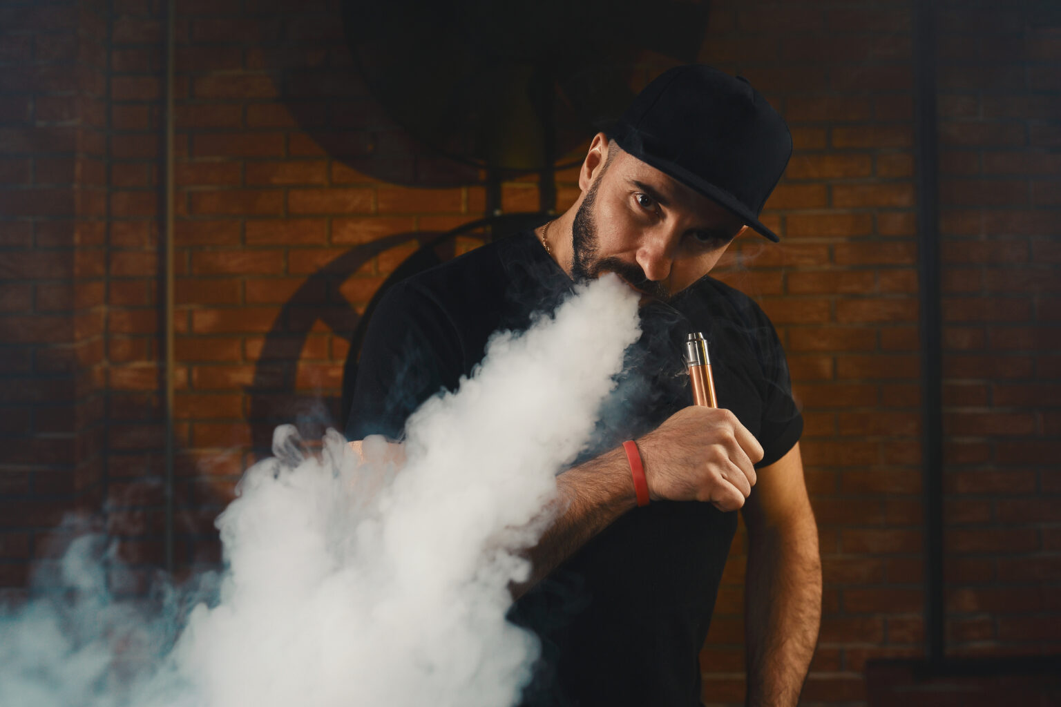 Residents of Dubai smoking in public places
