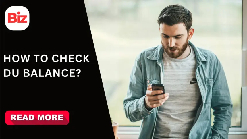 du balance check steps for prepaid and postpaid users in UAE