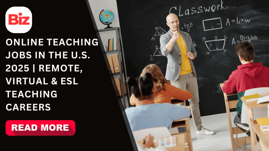 Online Teaching Jobs in the U.S. 2025 | Remote, Virtual & ESL Teaching Careers