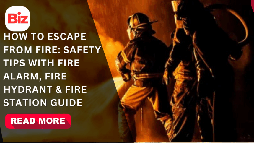 How to Escape from Fire: Safety Tips with Fire Alarm, Fire Hydrant & Fire Station Guide