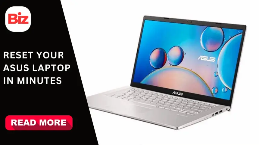 How to reset an ASUS laptop and restore factory settings safely